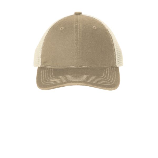 Port Authority Distressed Mesh Back Cap C600 Distressed Mesh Back Cap Thumbnail