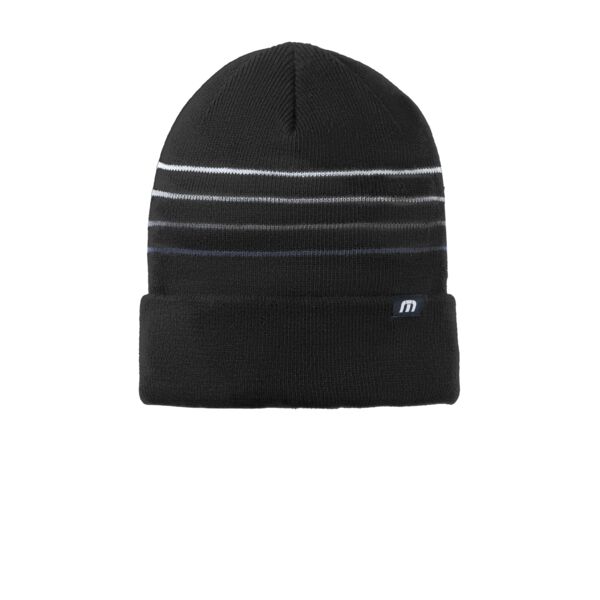Travis Mathew Striped Cuffed Beanie TM1MY393 Striped Cuffed Beanie Thumbnail