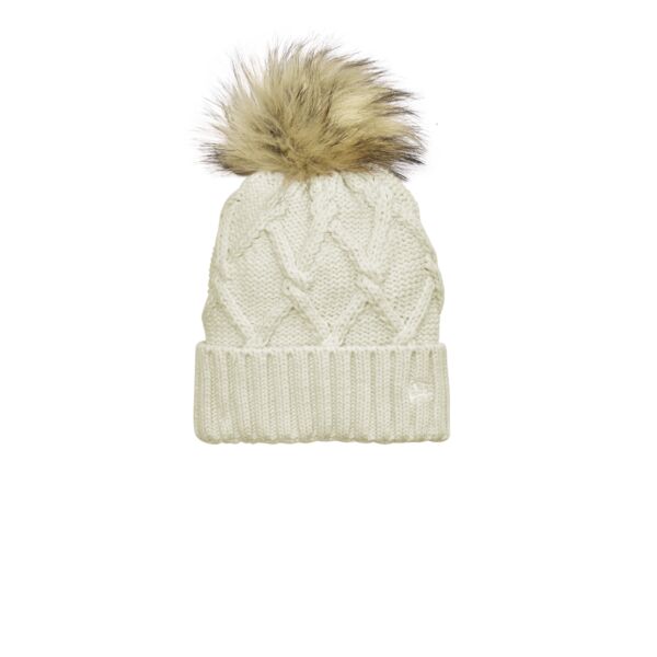 New Era Faux Fur Pom Beanie NE911 Faux Fur Pom Beanie Thumbnail
