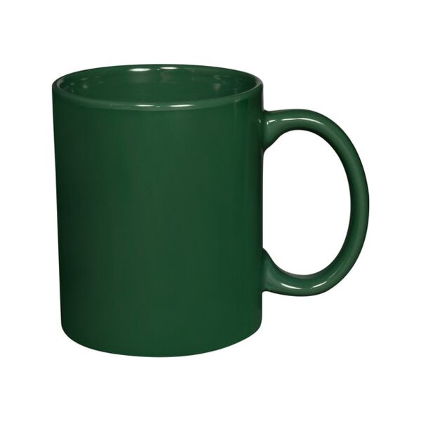 Prime Line 11oz Basic C Handle Ceramic Mug CM100 11oz Basic C Handle Ceramic Mug Thumbnail