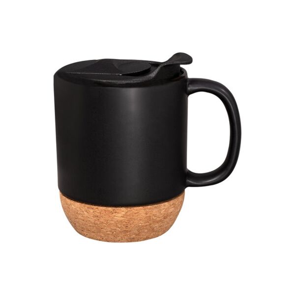 Prime Line 14oz Ceramic Mug With Cork Base CM210 14oz Ceramic Mug With Cork Base Thumbnail
