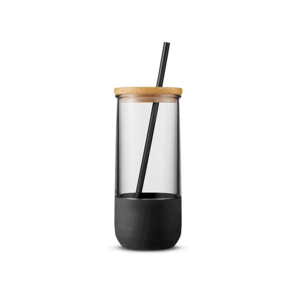 Prime Line 20oz Vivify Straw Tumbler With Silicone Grip MG859 20oz Vivify Straw Tumbler With Silicone Grip Thumbnail