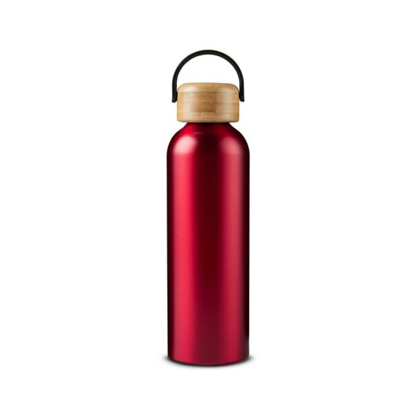 Prime Line 24oz Vigor Aluminum Bottle With Bamboo Lid MG943 24oz Vigor Aluminum Bottle With Bamboo Lid Thumbnail