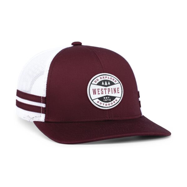Pacific Headwear Low-Profile Stripe Trucker Cap P115 Low-Profile Stripe Trucker Cap Thumbnail