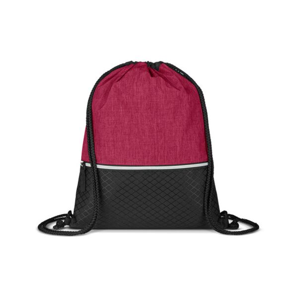 Crosshatch Heather Drawstring Backpack Thumbnail