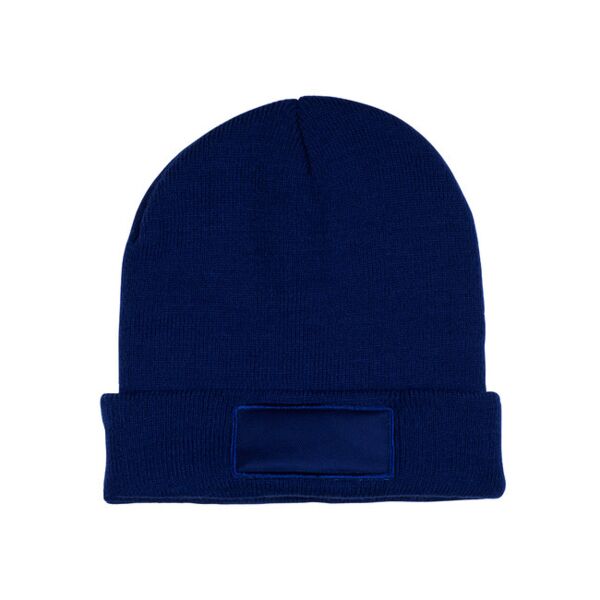 Prime Line Knit Beanie With Patch HW110 Knit Beanie With Patch Thumbnail