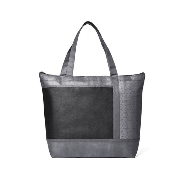Prime Line Hexagon Pattern Non-Woven Cooler Tote Bag LB140 Hexagon Pattern Non-Woven Cooler Tote Bag Thumbnail