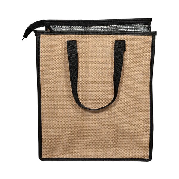 Prime Line Jute Lunch Cooler Tote Bag LT-3098 Jute Lunch Cooler Tote Bag Thumbnail