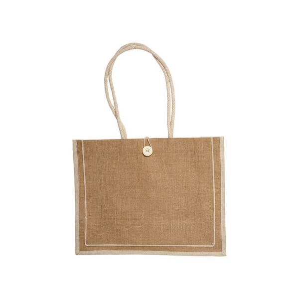 Prime Line Milan Jute Tote Bag LT-3431 Milan Jute Tote Bag Thumbnail