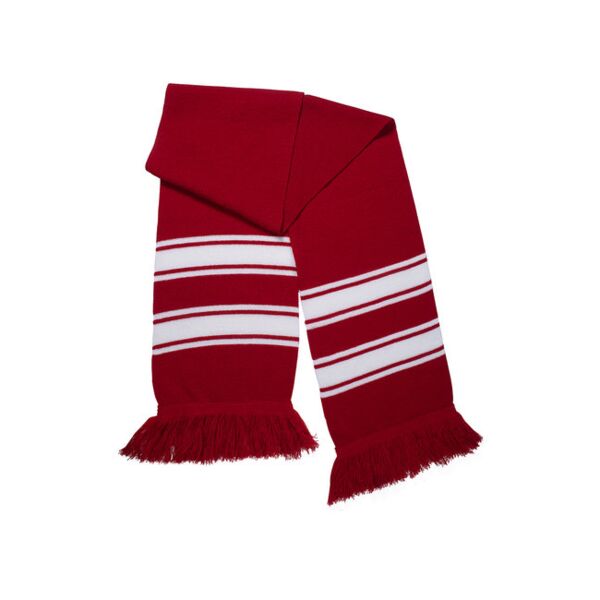 Prime Line Stripe Knit Scarf AP515 Stripe Knit Scarf Thumbnail