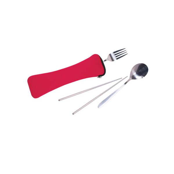 Travel Cutlery Set In Zip Pouch Thumbnail