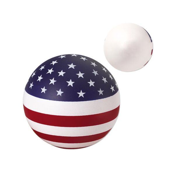Prime Line Stars and Stripes Patriotic Round Stress Ball SB974 Stars and Stripes Patriotic Round Stress Ball Thumbnail