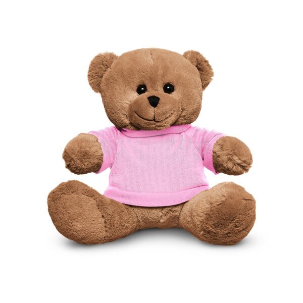 Prime Line 8.5" Plush Bear With T-Shirt TY6027 8.5" Plush Bear With T-Shirt Thumbnail