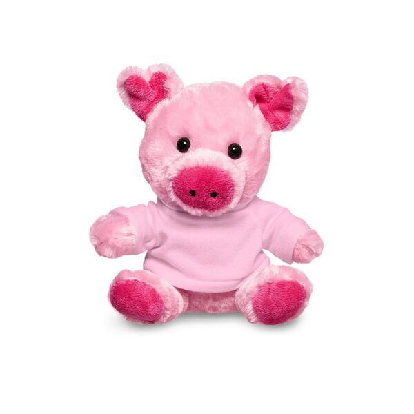 Prime Line 7" Plush Pig With T-Shirt TY6031 7" Plush Pig With T-Shirt Thumbnail