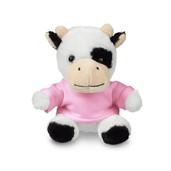 Prime Line 7" Plush Cow With T-Shirt TY6033 7" Plush Cow With T-Shirt Thumbnail