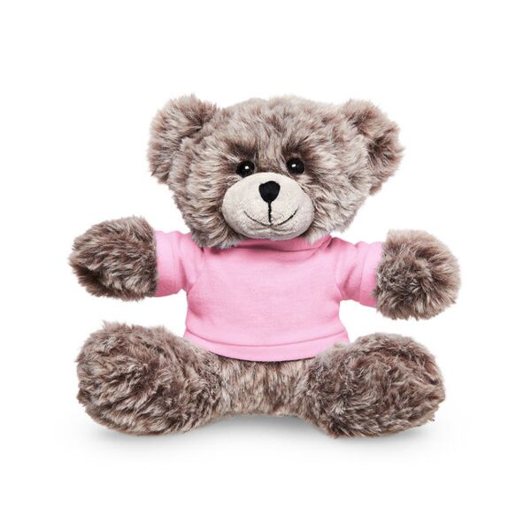 Prime Line 7" Soft Plush Bear With T-Shirt TY6038 7" Soft Plush Bear With T-Shirt Thumbnail
