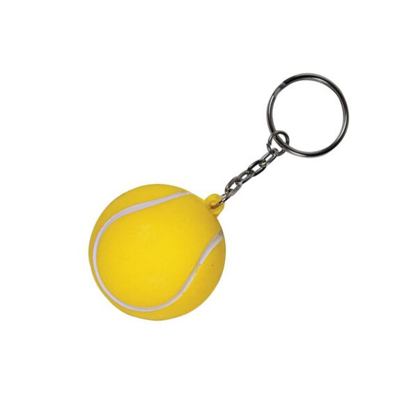 Prime Line Tennis Ball Shape Stress Ball Keychain SB617 Tennis Ball Shape Stress Ball Keychain Thumbnail