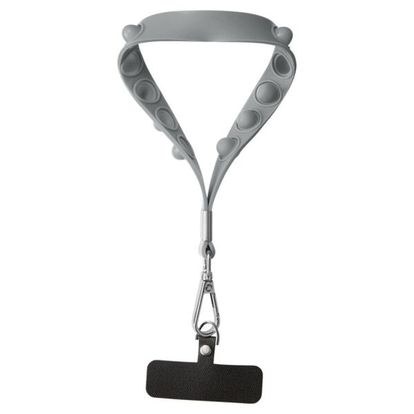 Prime Line Push Pop Wrist Strap Keychain With Phone Holder KT012 Push Pop Wrist Strap Keychain With Phone Holder Thumbnail