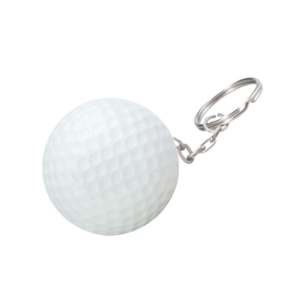 Prime Line Golf Ball Shape Stress Ball Keychain SB615 Golf Ball Shape Stress Ball Keychain Thumbnail