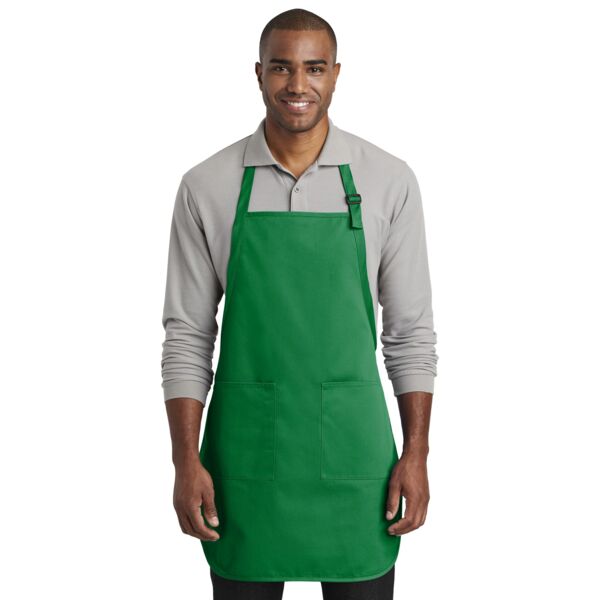 Port Authority Full Length Two Pocket Bib Apron A600 Full Length Two Pocket Bib Apron Thumbnail