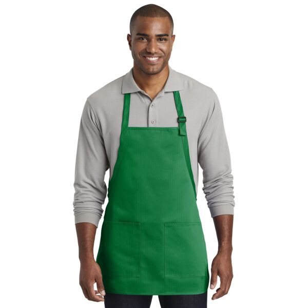 Port Authority Medium Length Two Pocket Bib Apron A601 Medium Length Two Pocket Bib Apron Thumbnail