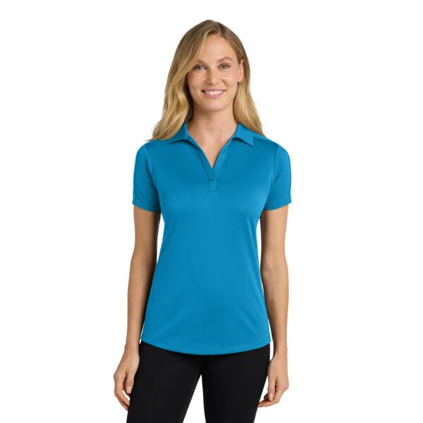 Ladies Diamond Jacquard Polo Thumbnail