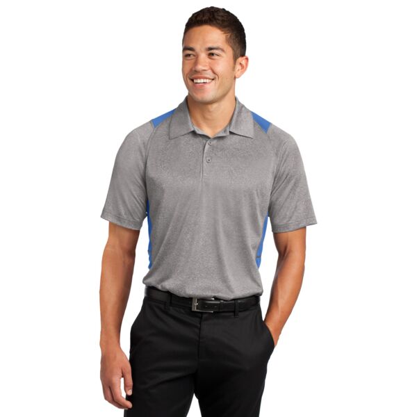 Heather Colorblock Contender  Polo Thumbnail