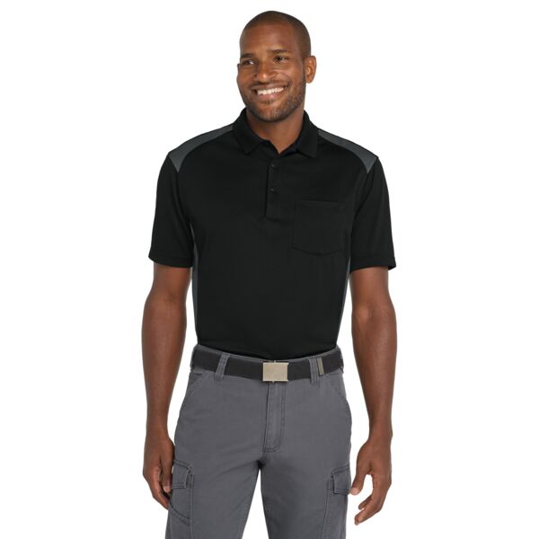 Select Snag Proof Two Way Colorblock Pocket Polo Thumbnail