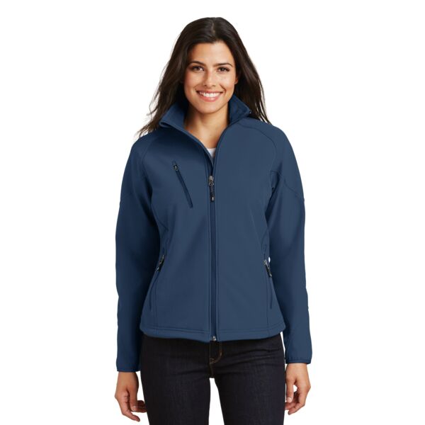Port Authority Ladies Textured Soft Shell Jacket L705 Ladies Textured Soft Shell Jacket Thumbnail