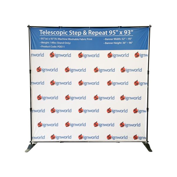Telescopic Step & Repeat Banner Stand 8Ft - Stand Only Thumbnail