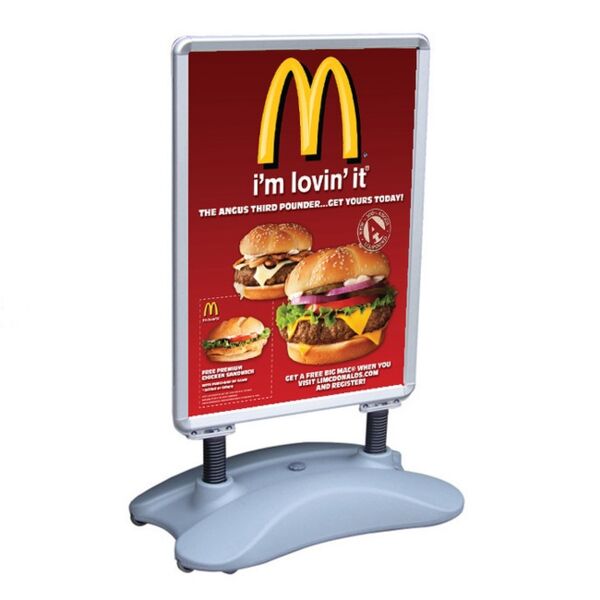 Outdoor Sidewalk Sign (Water Filled Base) with Vinyl Prints Thumbnail