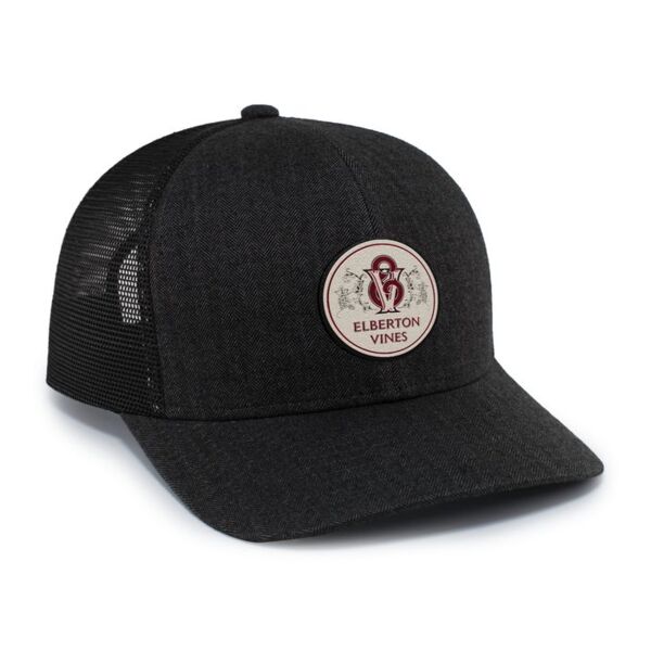 Pacific Headwear Herringbone Trucker Cap P124 Herringbone Trucker Cap Thumbnail