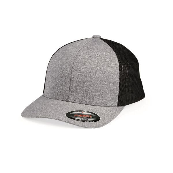 Flexfit by Yupoong Mélange Trucker Cap 6311 Mélange Trucker Cap Thumbnail