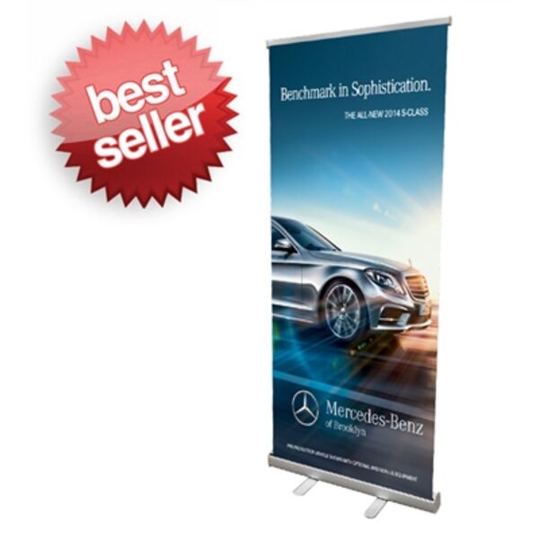 Copy of Retractable Roll Up Banner Stand 24" Stand Only Thumbnail