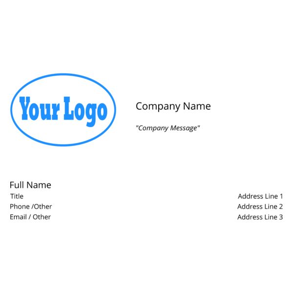 Business Card Template 1 Thumbnail