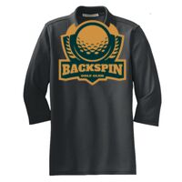 Ladies Silk Touch 3/4 Sleeve Polo Thumbnail