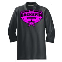 Ladies Silk Touch 3/4 Sleeve Polo Thumbnail