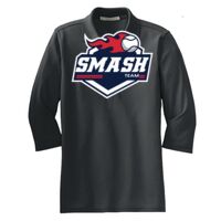 Ladies Silk Touch 3/4 Sleeve Polo Thumbnail