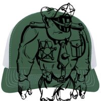 Contrast Stitch Trucker Snapback Thumbnail