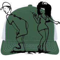 Contrast Stitch Trucker Snapback Thumbnail