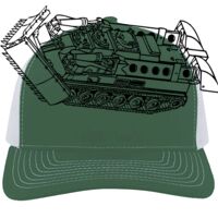 Contrast Stitch Trucker Snapback Thumbnail