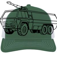 Contrast Stitch Trucker Snapback Thumbnail