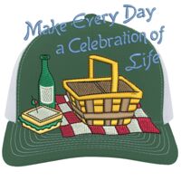 Contrast Stitch Trucker Snapback Thumbnail