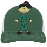 Contrast Stitch Trucker Snapback Thumbnail