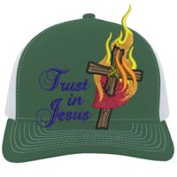 Contrast Stitch Trucker Snapback Thumbnail