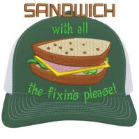 Contrast Stitch Trucker Snapback Thumbnail