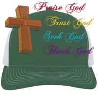 Contrast Stitch Trucker Snapback Thumbnail