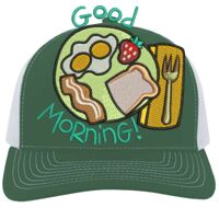 Contrast Stitch Trucker Snapback Thumbnail