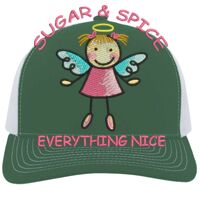 Contrast Stitch Trucker Snapback Thumbnail