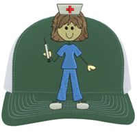 Contrast Stitch Trucker Snapback Thumbnail